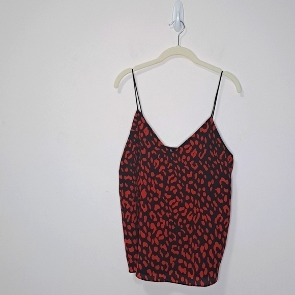 Alice+Olivia Contessa leopard print camisole red medium NWT - Picture 8 of 12